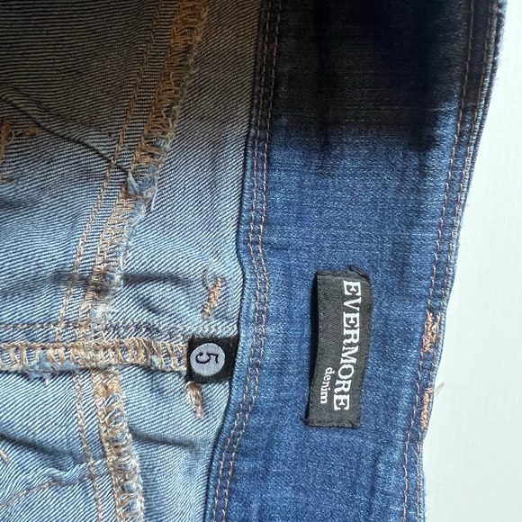 Ladies distressed very comfortable ankle length jeans - Picture 5 of 5